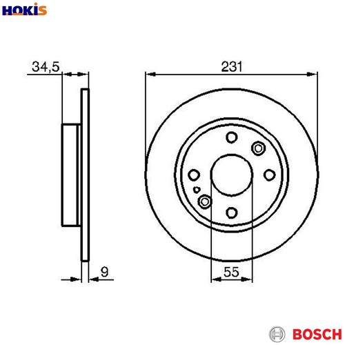 Brake disc 986 478 242 - disc, 0