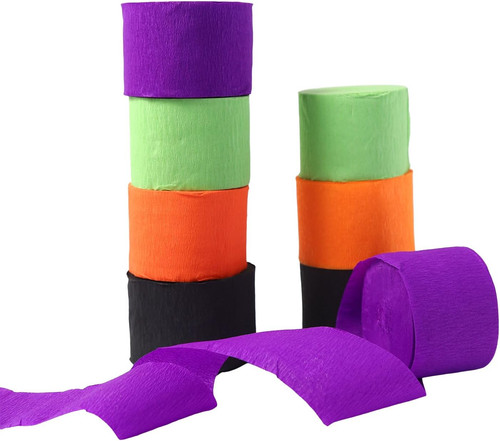 Rolls 25mx4 5cm crepe paper - 8, 25mx4.5cm