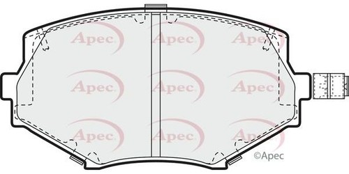 Apec front brake pad - apec, for