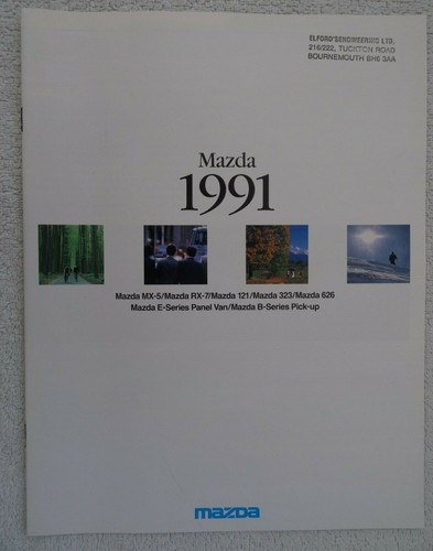 Mazda brochure 1991 - brochure, mx-5