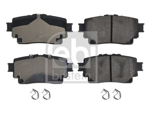 Rear brake solid - discs, pads