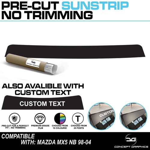 Pre cut sunstrip compatible - cut,