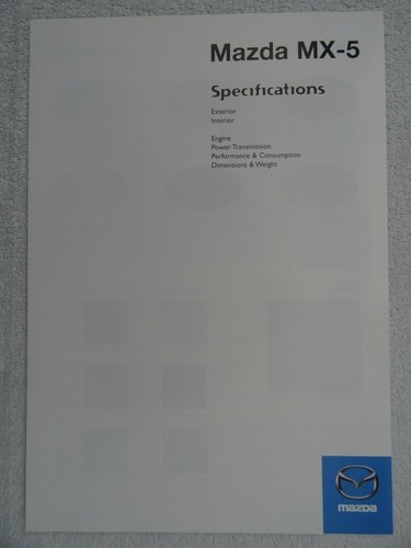 Mazda specification - mazda,
