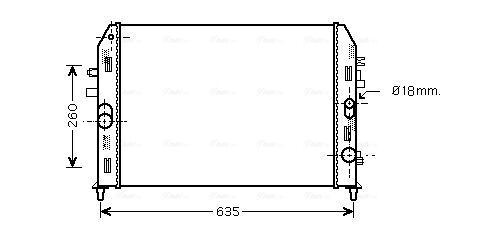 Ava engine cooling radiator - engine,