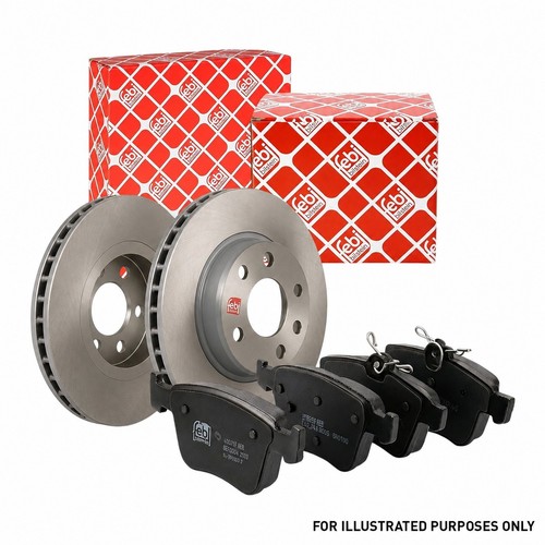 Rear brake vented discs - vented, pads