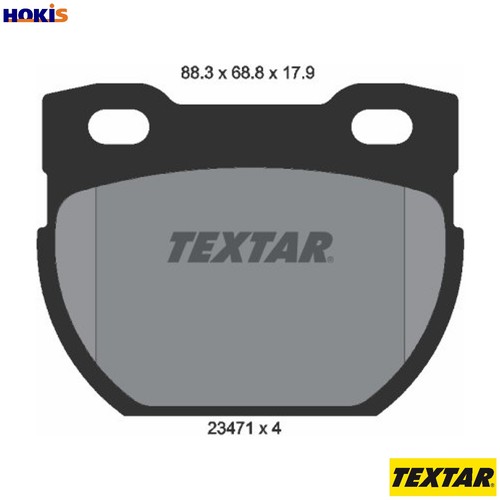 Brake pad set disc - set,
