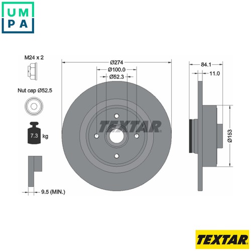 Brake disc 92223203 - brake,