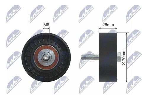 Right ribbed belt deflection - right,