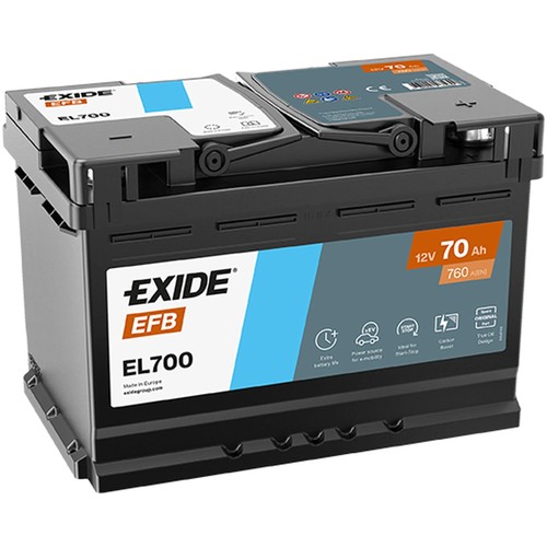 Battery 12v 70ah 760a - 12v,