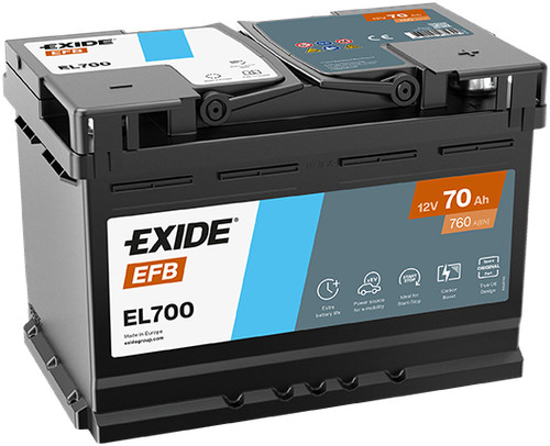 Battery 12v 70ah - 12v,