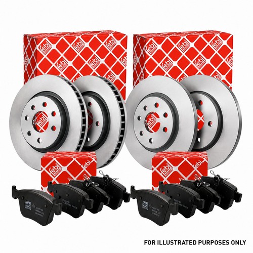 Front rear brake discs - front,